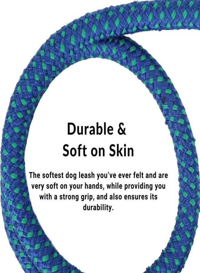 Sage Square Strong Dog Rope Leash | Durable Heavy Duty Comfortable Nylon Leash | Walking Leads with Strong Hook | for Large Dogs | Pack of 1 (Color May Vary) (22 MM) - Image 3